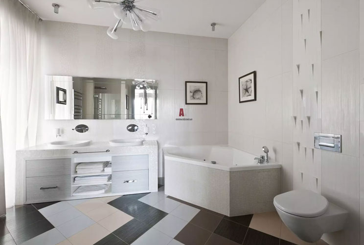 Белая плитка для ванной комнаты фото дизайн