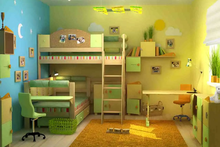 Дизайн комнаты для 2 девочек разного возраста