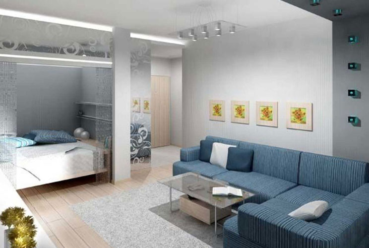 Идеи дизайна однокомнатной квартиры